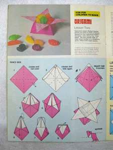 Origami Box described