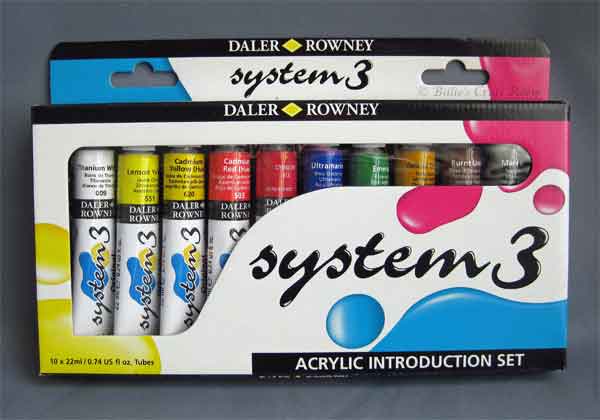 Product Review; Daler Rowney System 3 Acrylic Introduction Set